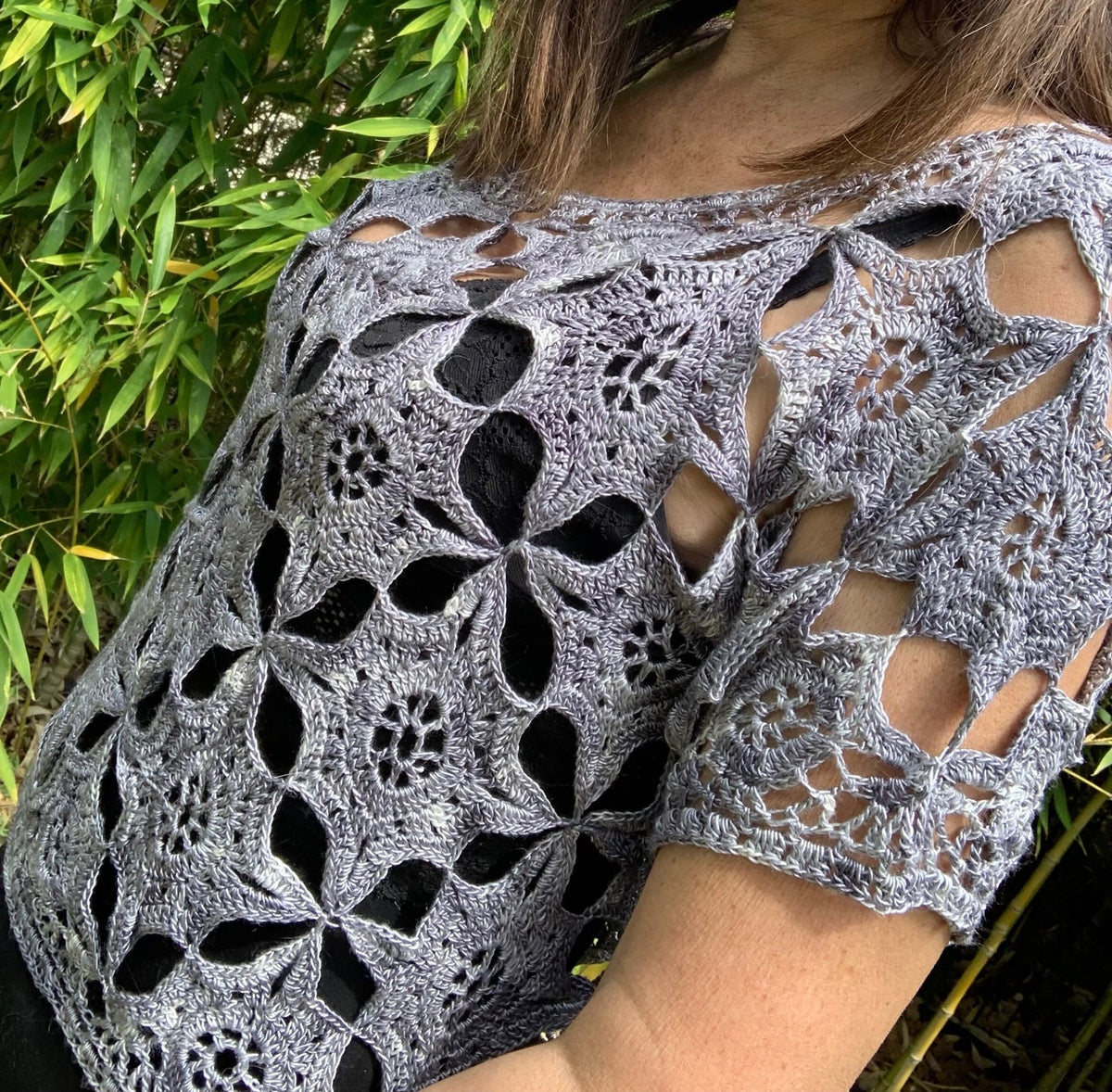 Leila Top, crochet pattern by Cathy Bralette