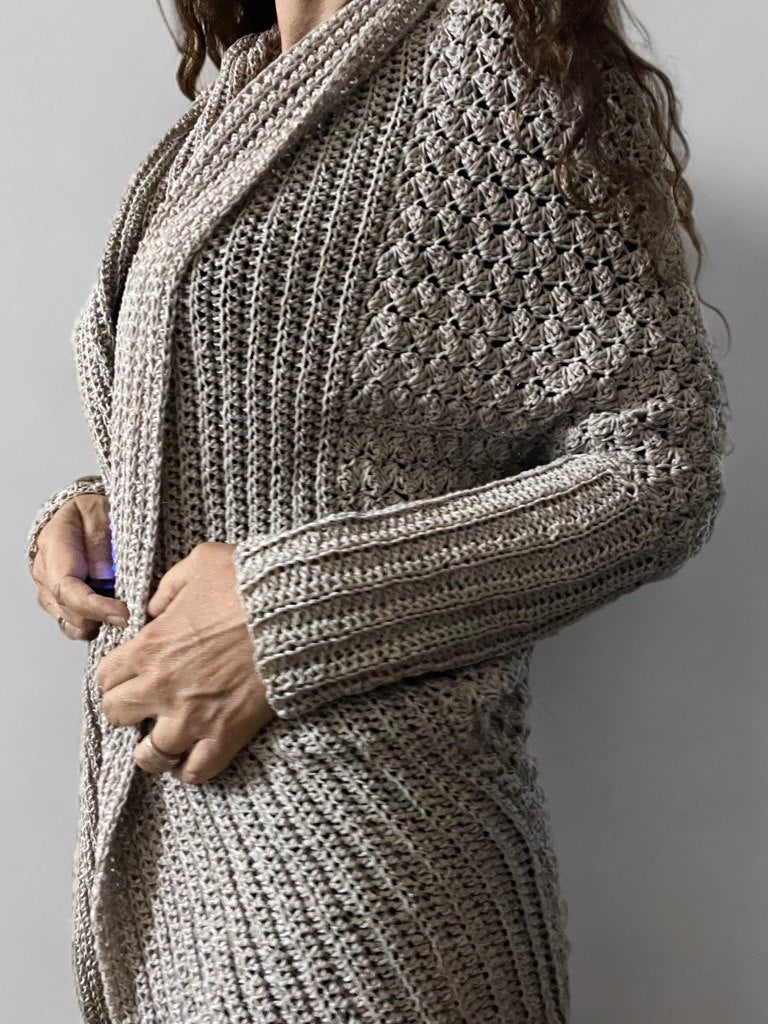 Gladys Cardigan, crochet pattern by TricotsFaitsMain