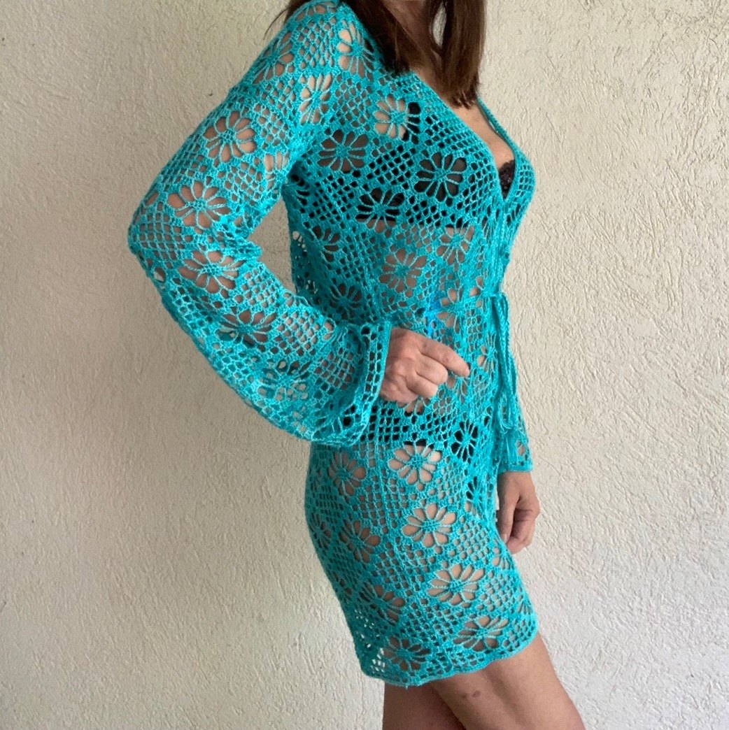 Clea Beach Pantsuit, crochet pattern by TricotsFaitsMain