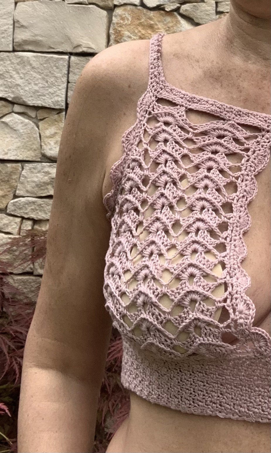 Astrid Crop Top, crochet pattern by TricotsFaitsMain